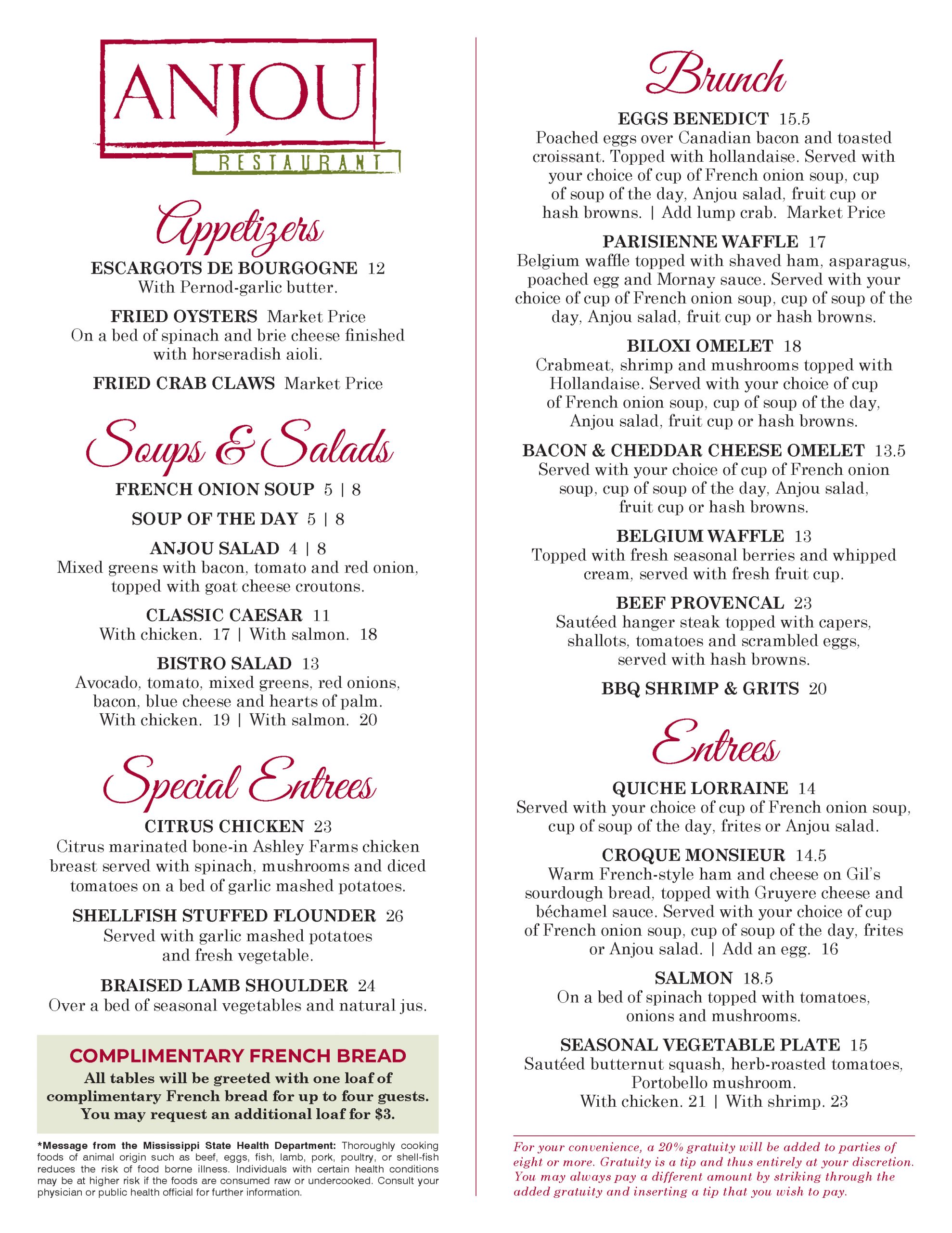 Mother’s Day - Anjou